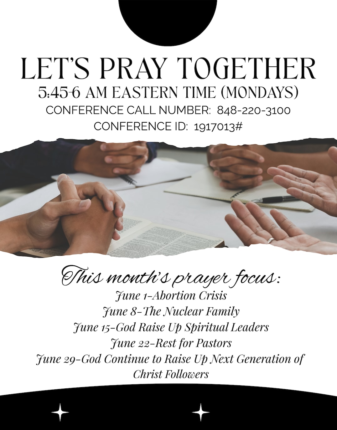 Join us every Monday!